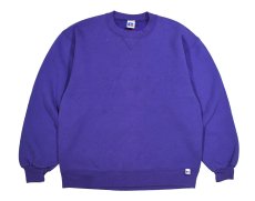 画像1: Used Russell Athletic Blank Sweat Shirt Purple made in USA (1)