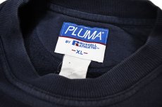 画像4: Used Pluma by Russell Athletic Blank Sweat Shirt Navy (4)