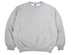 画像1: Used Russell Athletic Blank Sweat Shirt Grey made in USA (1)