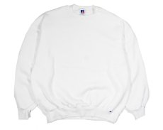 画像1: Used Russell Athletic Blank Sweat Shirt White made in USA (1)