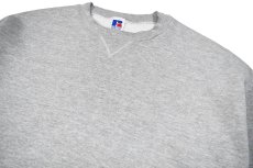 画像2: Used Russell Athletic Blank Sweat Shirt Grey made in USA (2)