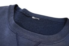 画像4: Used Russell Athletic Blank Sweat Shirt Fade Navy (4)