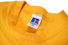 画像4: Used Russell Athletic Blank Sweat Shirt Yellow (4)