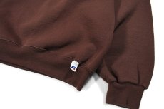 画像3: Used Russell Athletic Blank Sweat Shirt Brown (3)