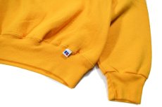 画像3: Used Russell Athletic Blank Sweat Shirt Yellow (3)