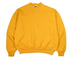 画像1: Used Russell Athletic Blank Sweat Shirt Yellow (1)