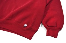 画像3: Used Russell Athletic Blank Sweat Shirt Burgundy made in USA (3)