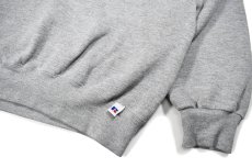 画像3: Used Russell Athletic Blank Sweat Shirt Grey made in USA (3)