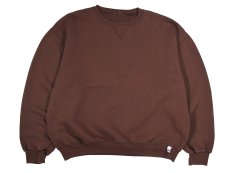 画像1: Used Russell Athletic Blank Sweat Shirt Brown (1)