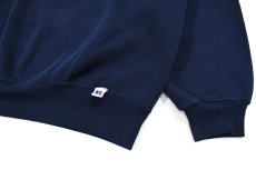 画像3: Used Russell Athletic Blank Sweat Shirt Navy made in USA (3)