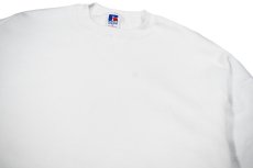 画像2: Used Russell Athletic Blank Sweat Shirt White made in USA (2)