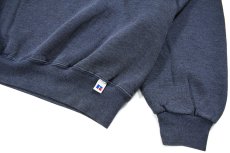 画像3: Used Russell Athletic Blank Sweat Shirt Navy (3)