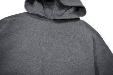 画像2: Used Russell Athletic Damaged Sweat Hoodie Charcoal made in USA (2)