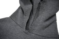 画像4: Used Russell Athletic Damaged Sweat Hoodie Charcoal made in USA (4)