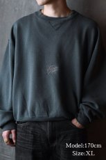 画像7: Used Russell Athletic Damaged Sweat Shirt Moss (7)