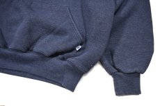 画像3: Used Russell Athletic Blank Sweat Hoodie Navy (3)