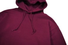 画像2: Used Russell Athletic Blank Sweat Hoodie Burgundy made in USA (2)