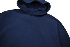 画像2: Used Russell Athletic Blank Sweat Hoodie Navy (2)