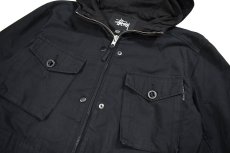 画像2: Used Stussy Military Jacket Black (2)