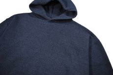 画像2: Used Russell Athletic Blank Sweat Hoodie Navy (2)