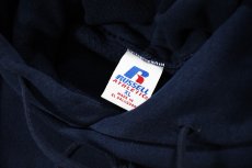 画像4: Used Russell Athletic Blank Sweat Hoodie Navy (4)