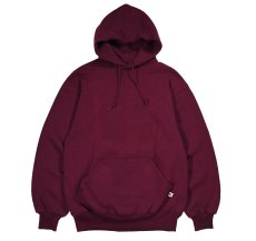 画像1: Used Russell Athletic Blank Sweat Hoodie Burgundy made in USA (1)