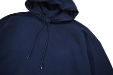 画像2: Used Russell Athletic Blank Sweat Hoodie Navy (2)