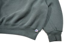 画像3: Used Russell Athletic Damaged Sweat Shirt Moss (3)