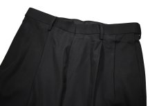 画像2: Haggar Classic Fit Pleated Front Pants Black (2)