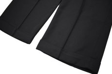 画像3: Haggar Classic Fit Pleated Front Pants Black (3)