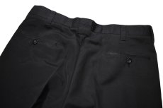 画像4: Deadstock Dockers Pleated Microfiber Slacks Black (4)