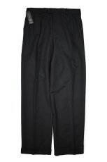 画像1: Deadstock Dockers Pleated Microfiber Slacks Black (1)