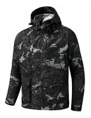 画像1: BASSDASH Walker Breathable Waterproof Hunting Fishing Jacket Black (1)