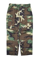 画像1: Deadstock Us Army Rip Stop Combat Trouser Woodland Camo (1)