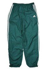 画像1: Used adidas Nylon Track Pants Green (1)