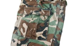 画像6: Used Us Army Rip Stop Customized Combat Jorts Woodland Camo (6)