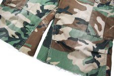 画像3: Used Us Army Rip Stop Customized Combat Jorts Woodland Camo (3)