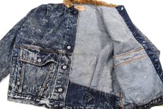 画像5: 80s Used Levi's 75073-0227 Denim Jacket Chemical Wash made in USA リーバイス (5)