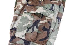 画像5: Used Us Army Rip Stop Customized Combat Jorts Woodland Camo (5)