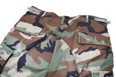 画像4: Used Us Army Rip Stop Customized Combat Jorts Woodland Camo (4)