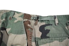 画像6: Used Us Army Non Rip Customized Combat Jorts Woodland Camo (6)