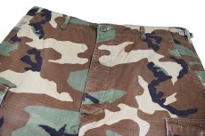 画像2: Used Us Army Rip Stop Customized Combat Jorts Woodland Camo (2)