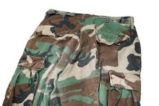 画像5: Used Us Army Rip Stop Customized Combat Jorts Woodland Camo (5)