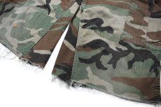 画像3: Used Us Army Non Rip Customized Combat Jorts Woodland Camo (3)