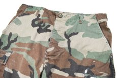 画像2: Used Us Army Non Rip Customized Combat Jorts Woodland Camo (2)