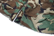 画像3: Used Us Army Rip Stop Customized Combat Jorts Woodland Camo (3)