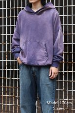 画像7: MOOJI MOOJI US Oversize Crop Hoodie Aged Purple (7)