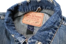 画像4: Used Abercrombie&Fitch Denim Trucker Jacket (4)