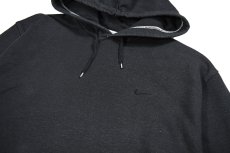 画像2: Used Nike Sweat Hoodie Black Over Dye (2)