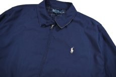 画像2: Used Polo Ralph Lauren Peach Skin Swing Top Navy ラルフローレン (2)